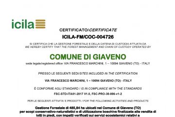 Certificato/certificate  Icila-fm/coc-004726